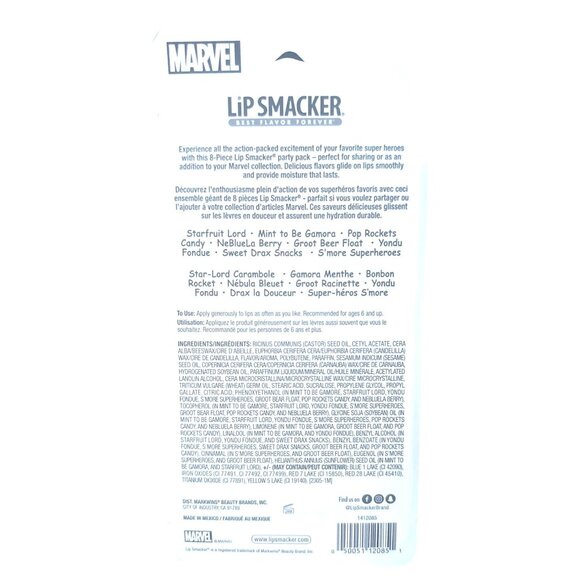 Lip Smacker Marvel Guardians Of The Galaxy 8-Piece Lip Balm Party Pack - Picture 2 of 2